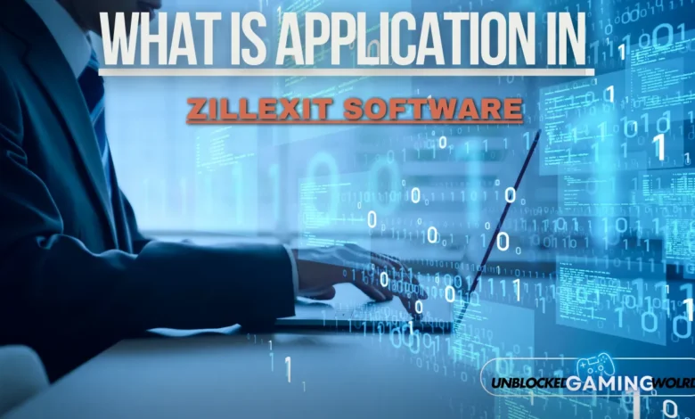 what is application in zillexit software